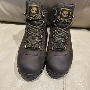 Timberland Men's Dark Brown Lace-Up Boots